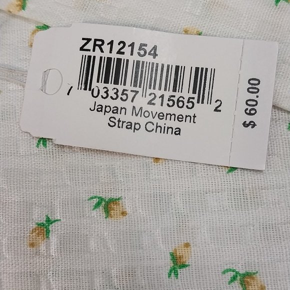 2949 Ladies Relic brand Watch, Rhinestones and Pick Pearl Face. Comes with case. - Picture 4 of 6